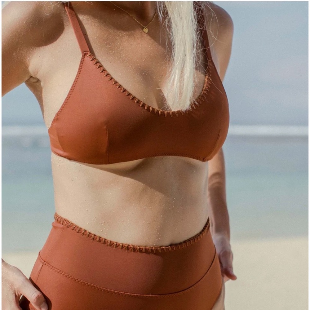 Indigo Luna Sumba Swimsuit Terracota